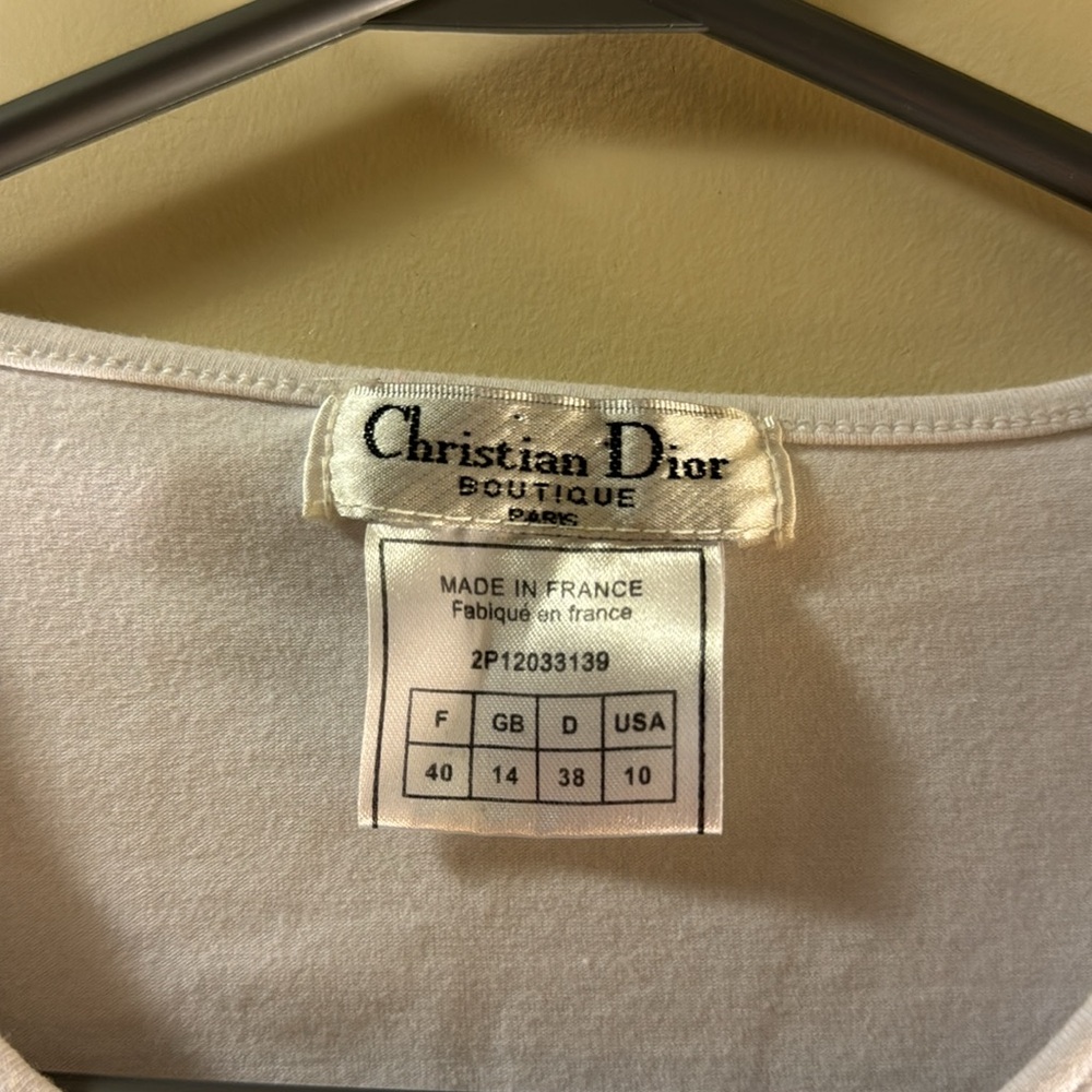 Vintage Christian Dior Boutique Floral Long sleeve - Picture 3 of 4